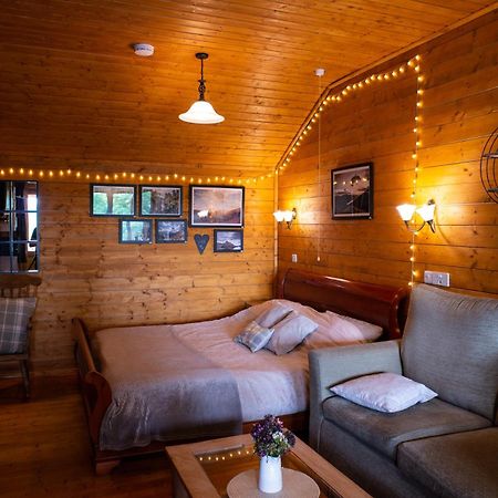 Cherry Cabin - Little Log Cabin In Wales Bettws Cedewain Exteriör bild