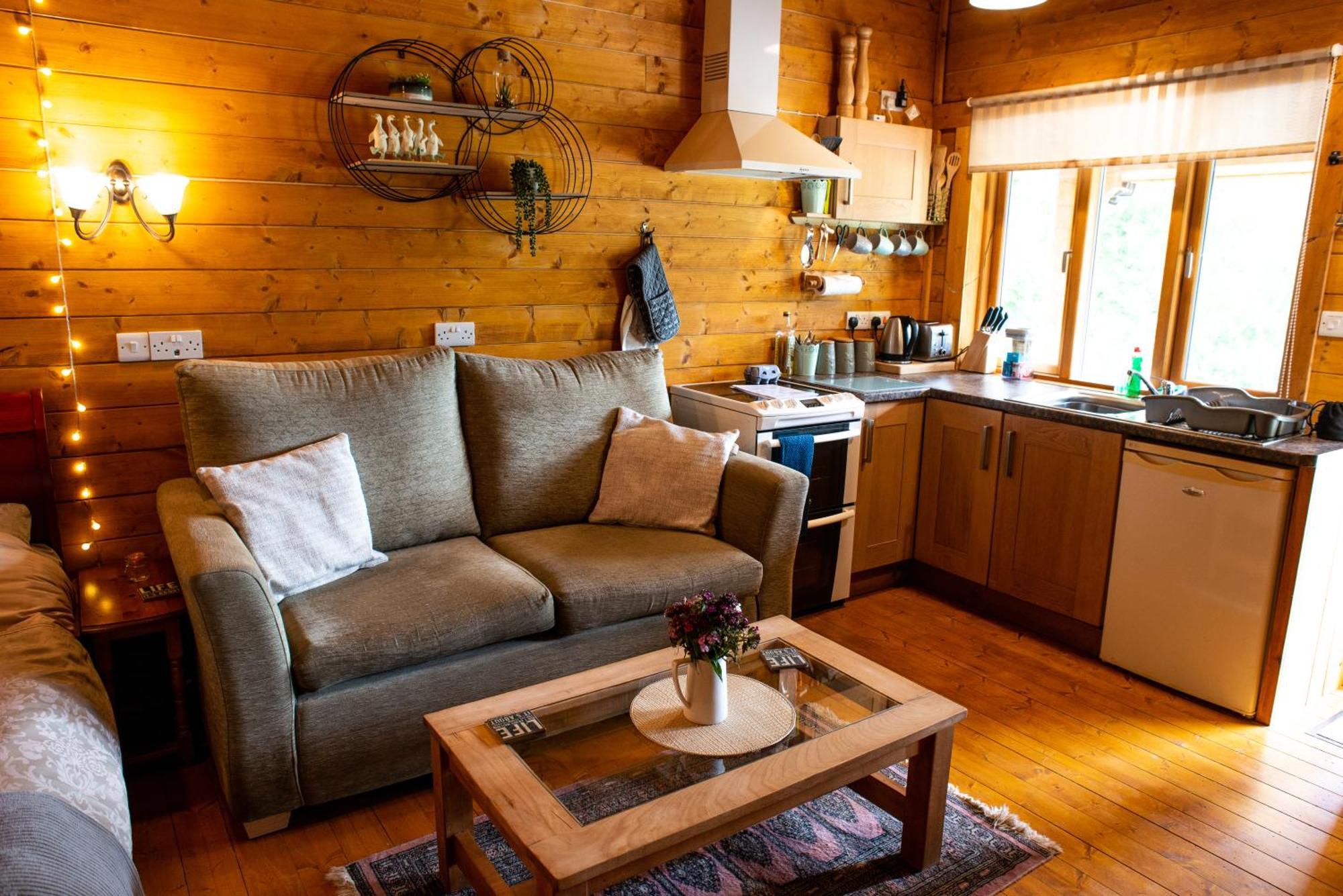 Cherry Cabin - Little Log Cabin In Wales Bettws Cedewain Exteriör bild