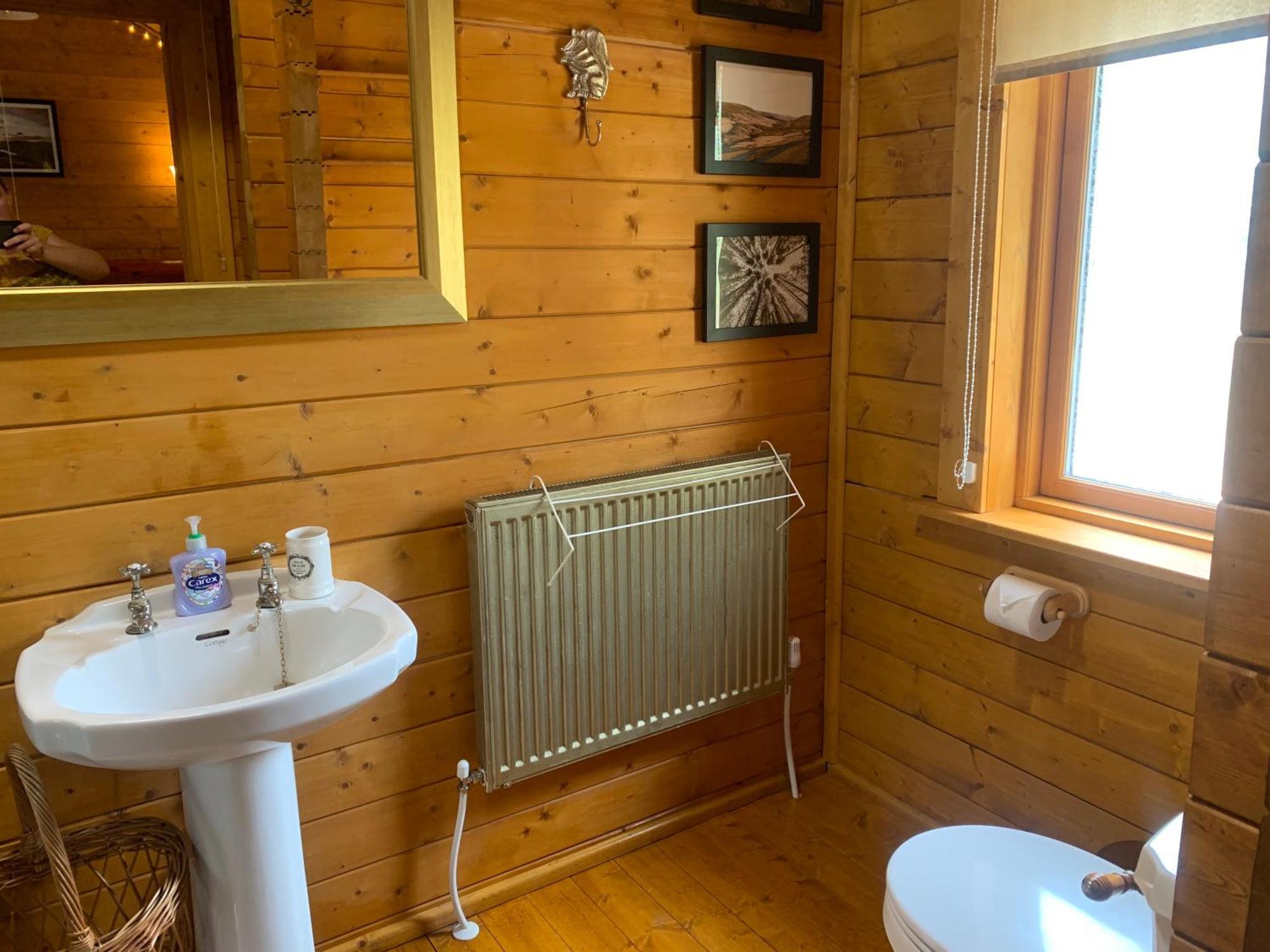 Cherry Cabin - Little Log Cabin In Wales Bettws Cedewain Exteriör bild